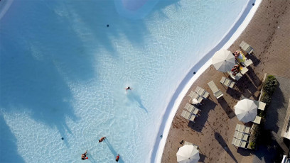 Parco acquatico in villaggio vacanza